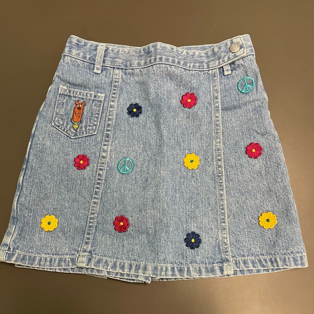 Vintage 90’s Scooby Doo Kids Denim Skort